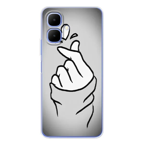 Чехол с принтом «Значок Love» для Infinix Smart 10
