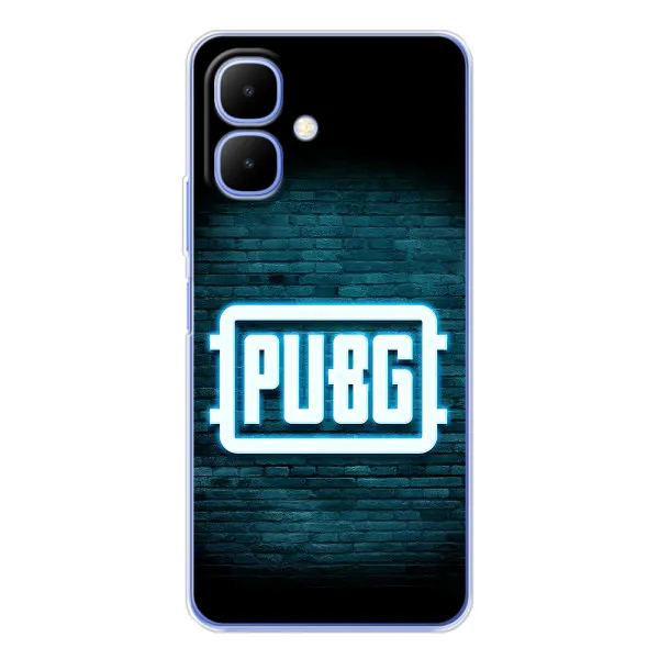 Чехол с принтом «Лого PUBG» для Infinix Smart 10 Чехол с принтом «Лого PUBG» для Infinix Smart 10
