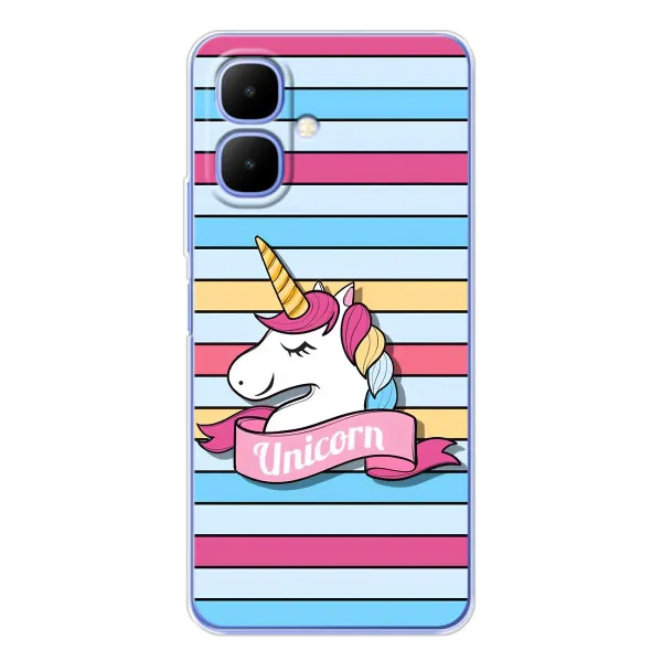 Чехол с принтом «Unicorn» для Infinix Smart 10
