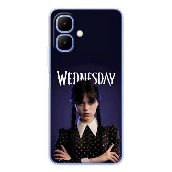 Чехол с принтом «Wednesday» для Infinix Smart 10