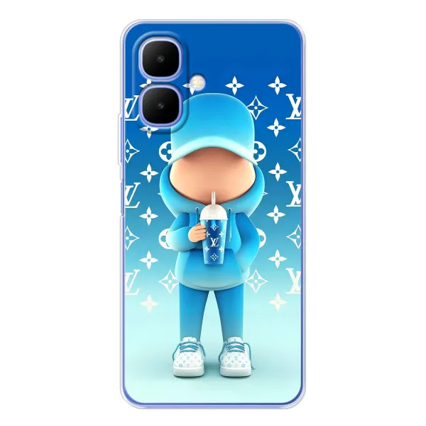 Чехол с принтом «Парень LV» для Infinix Smart 10