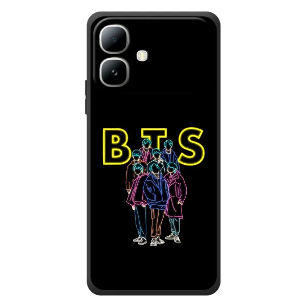 Чехол с принтом «BTS стайл» для Infinix Smart 20 Чехол с принтом «BTS стайл» для Infinix Smart 20