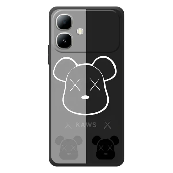 Чехол с принтом «БеарБрик глаза» для Infinix Smart 20