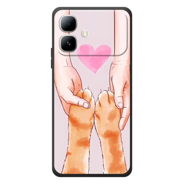 Чехол с принтом «Любовь к котикам» для Infinix Smart 20