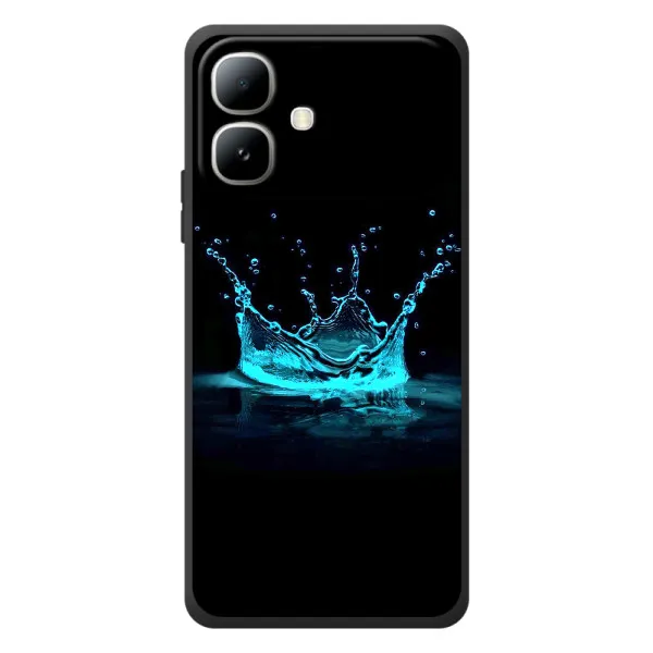 Чохол з принтом «Крапля корони» для Infinix Smart 20