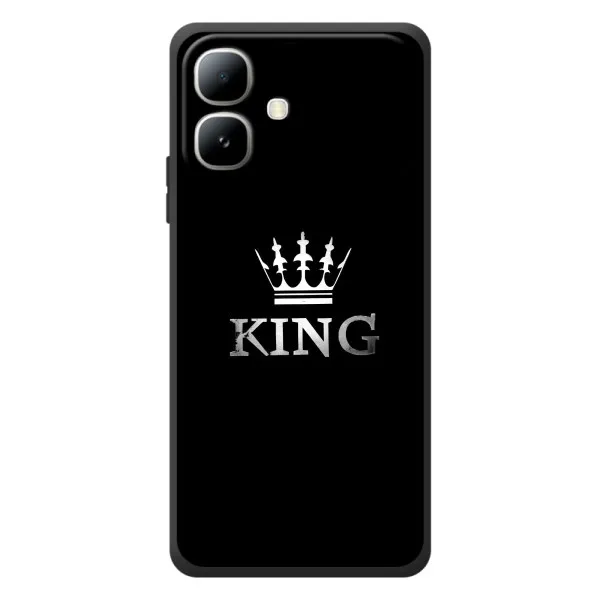 Чохол з принтом «KING» для Infinix Smart 20