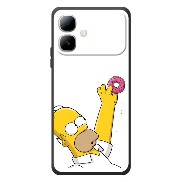 Чехол с принтом «Гомер с пончиком» для Infinix Smart 20 Чехол с принтом «Гомер с пончиком» для Infinix Smart 20