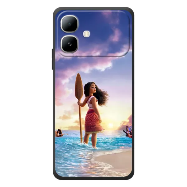Чехол с принтом «Моана с веслом» для Infinix Smart 20