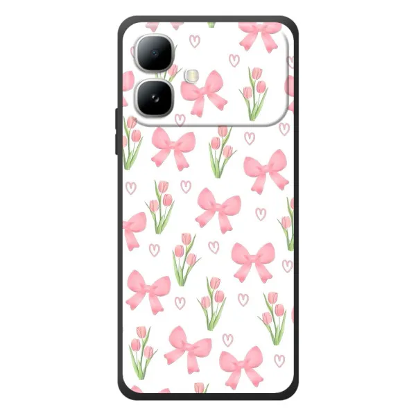 Чехол с принтом «Банты и цветы» для Infinix Smart 20