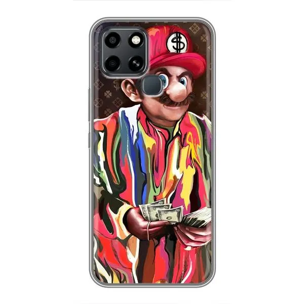 Чехол с принтом «Mario LV» для Infinix Smart 6
