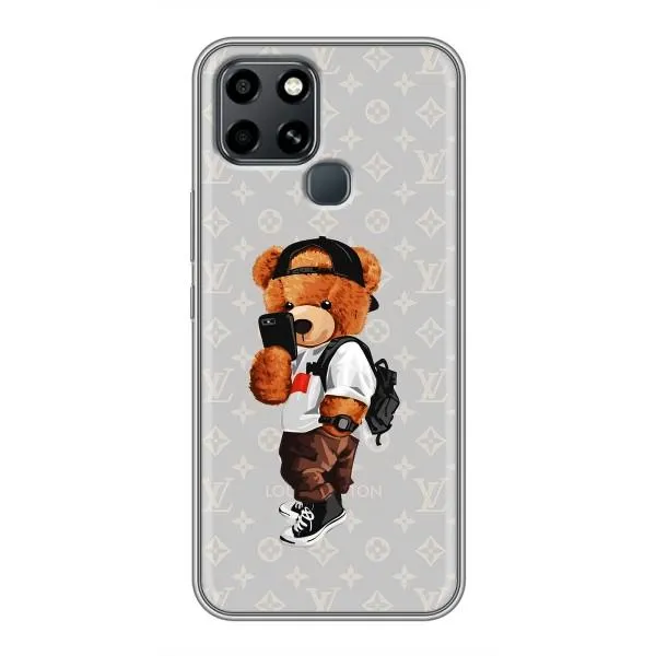 Чехол с принтом «Мишка Луи» для Infinix Smart 6