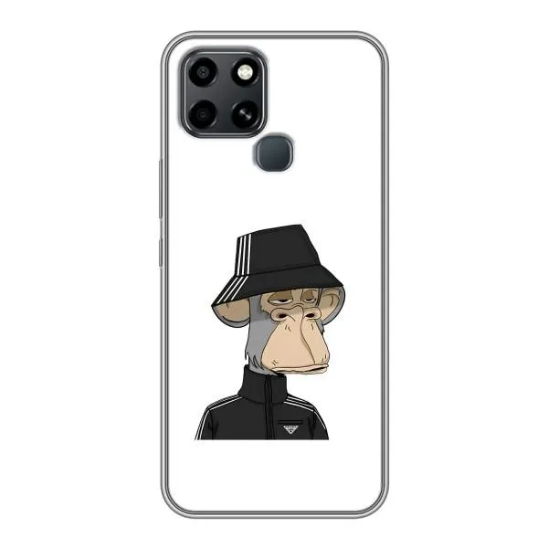 Чехол с принтом «обезьяна NFT Adidas» для Infinix Smart 6