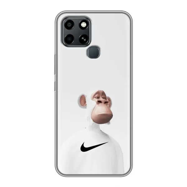 Чехол с принтом «обезьяна NFT Nike» для Infinix Smart 6