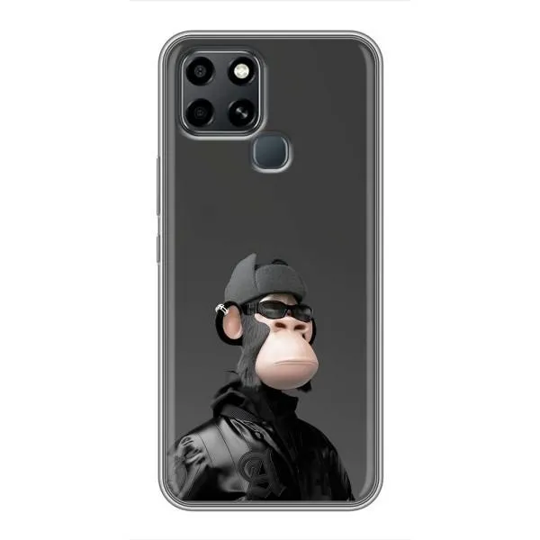Чехол с принтом «стильная обезьяна NFT» для Infinix Smart 6