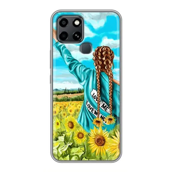 Чехол с принтом «Украиночка» для Infinix Smart 6