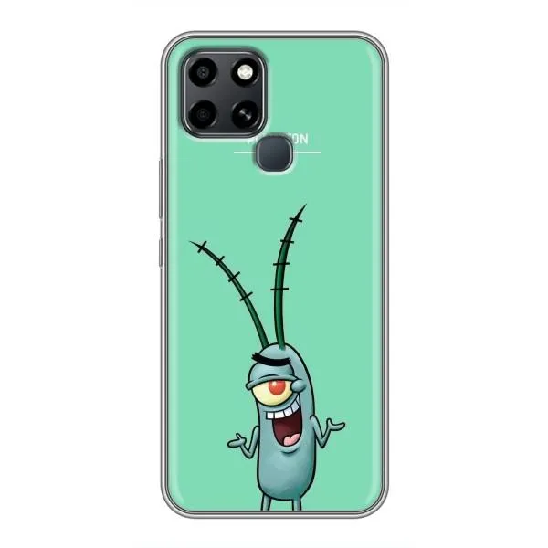 Чехол с принтом «Персонаж Планктон» для Infinix Smart 6