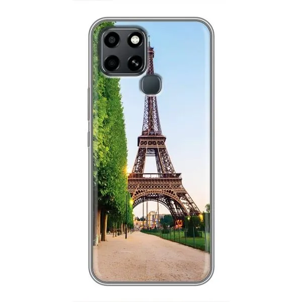 Чехол с принтом «Дорога в Париж» для Infinix Smart 6 Чехол с принтом «Дорога в Париж» для Infinix Smart 6
