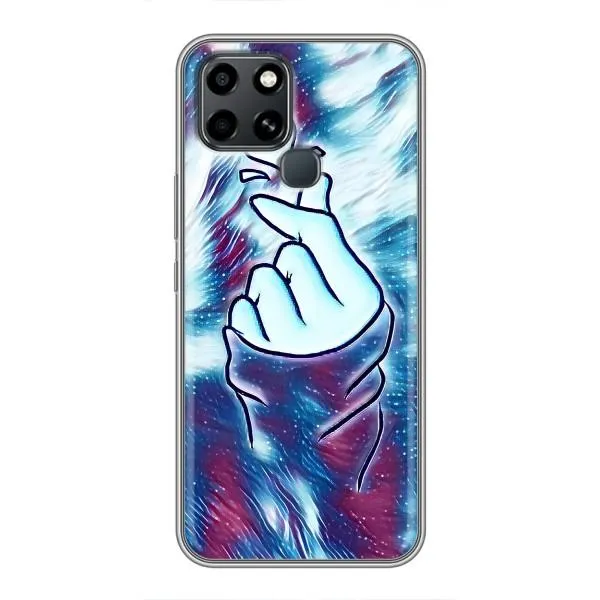 Чехол с принтом «Радужное сердце» для Infinix Smart 6 Чехол с принтом «Радужное сердце» для Infinix Smart 6
