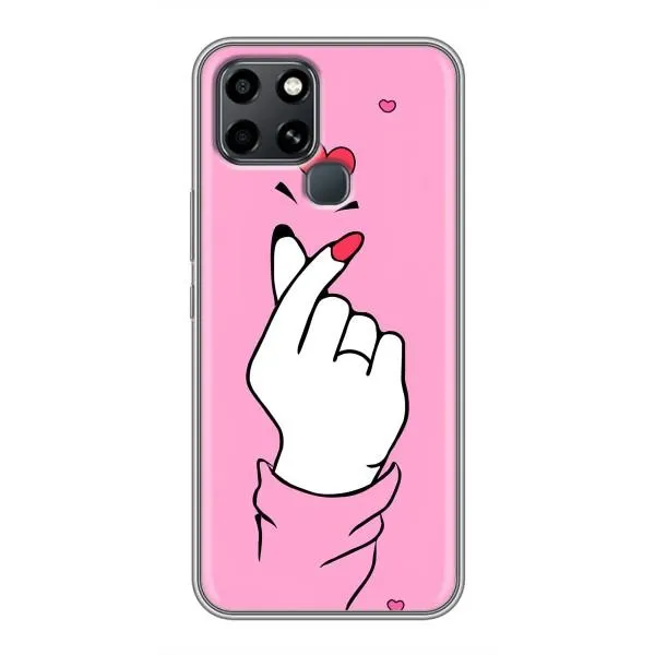 Чехол с принтом «Знак Love» для Infinix Smart 6 Чехол с принтом «Знак Love» для Infinix Smart 6