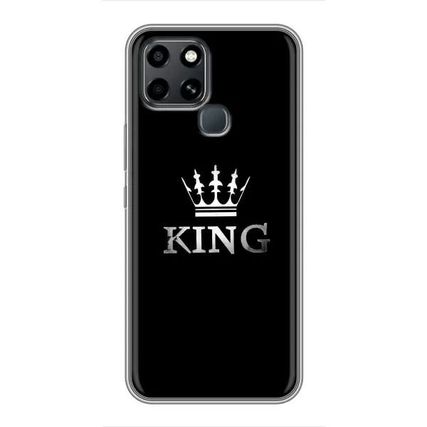 Чехол с принтом «KING» для Infinix Smart 6