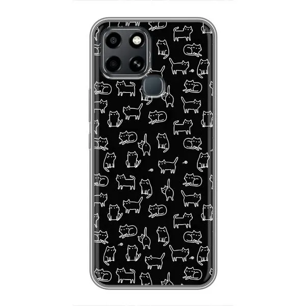 Чехол с принтом «Меленькие котики» для Infinix Smart 6