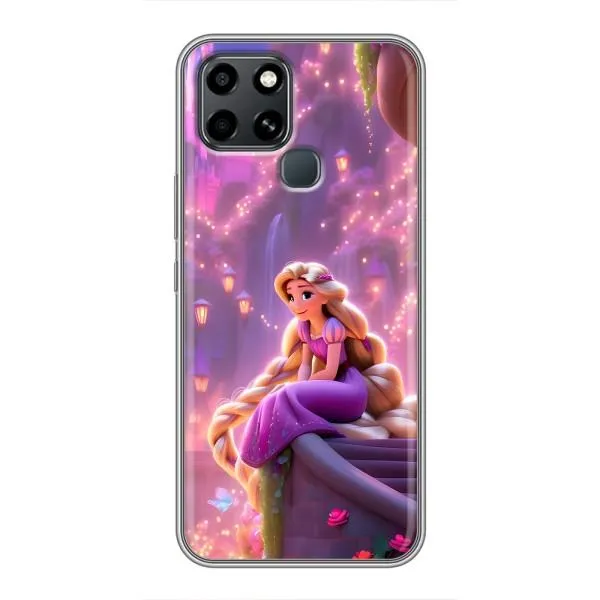 Чохол з принтом «Рапунцель у замку» для Infinix Smart 6