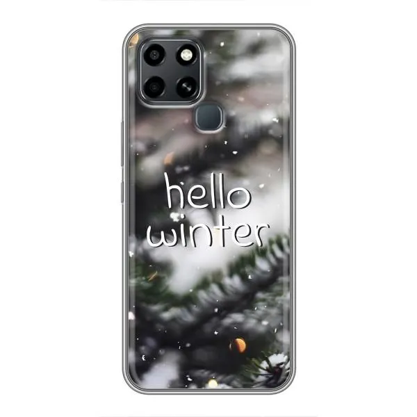 Чехол с принтом «Hello winter» для Infinix Smart 6