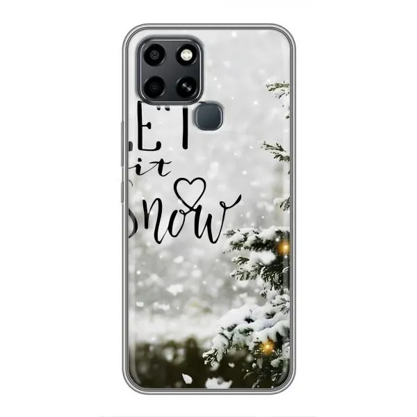 Чехол с принтом «Let it snow» для Infinix Smart 6