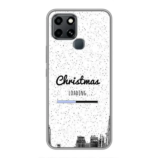 Чехол с принтом «Рождество загружается» для Infinix Smart 6