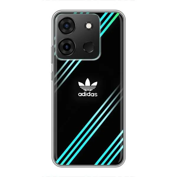 Чохол з принтом «Адідас з полосами» для Infinix Smart 7