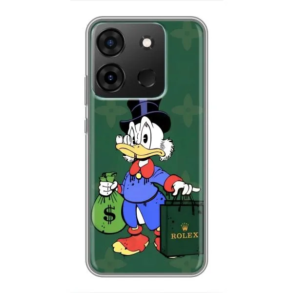 Чехол с принтом «Богатая Утка» для Infinix Smart 7
