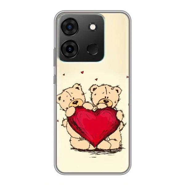 Чехол с принтом «Медвежонки» для Infinix Smart 7 Чехол с принтом «Медвежонки» для Infinix Smart 7