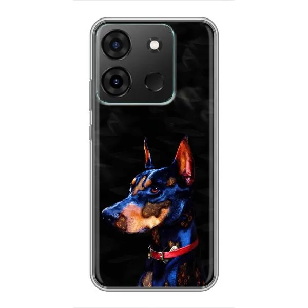 Чехол с принтом «Собака» для Infinix Smart 7