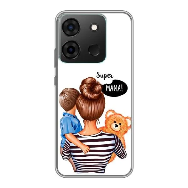 Чохол з принтом «Мама з синочком» для Infinix Smart 7