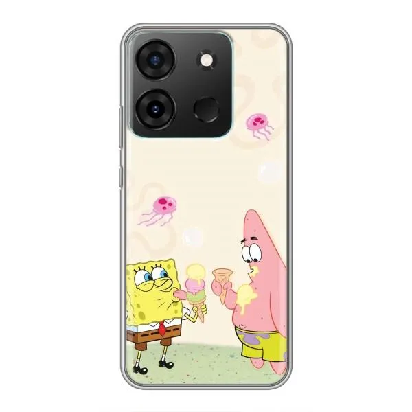 Чехол с принтом «Патрик и Боб» для Infinix Smart 7 Чехол с принтом «Патрик и Боб» для Infinix Smart 7