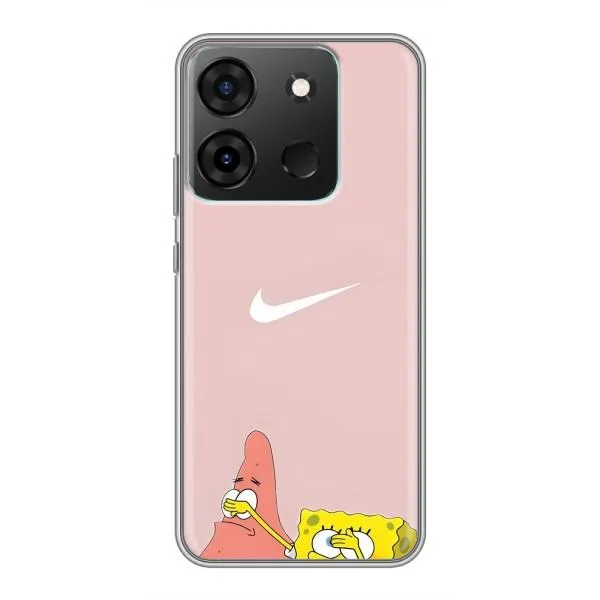 Чехол с принтом «Патрик и Губка» для Infinix Smart 7 Чехол с принтом «Патрик и Губка» для Infinix Smart 7