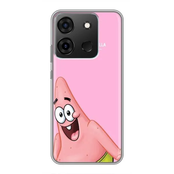 Чехол с принтом «Персонаж Патрик» для Infinix Smart 7 Чехол с принтом «Персонаж Патрик» для Infinix Smart 7