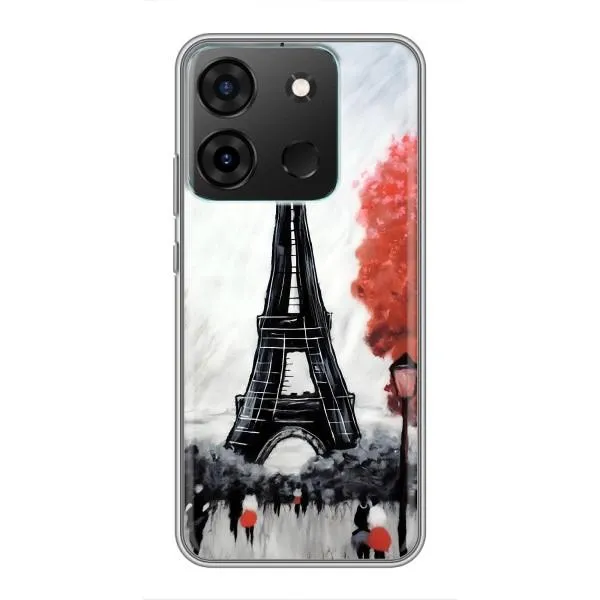 Чехол с принтом «Башня в Париже» для Infinix Smart 7