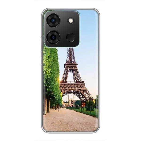 Чехол с принтом «Дорога в Париж» для Infinix Smart 7