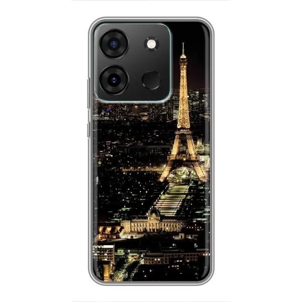 Чехол с принтом «Ночной Париж» для Infinix Smart 7