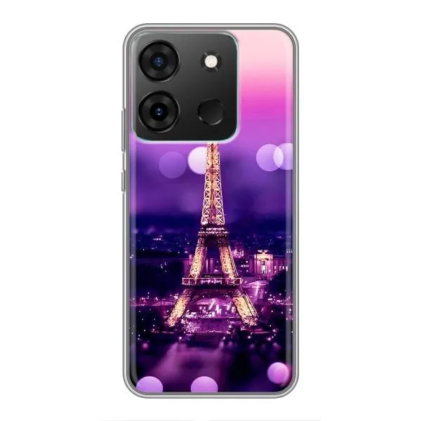 Чехол с принтом «Париж Башня» для Infinix Smart 7