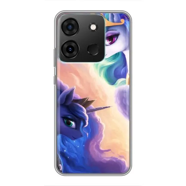Чехол с принтом «Единорожки» для Infinix Smart 7