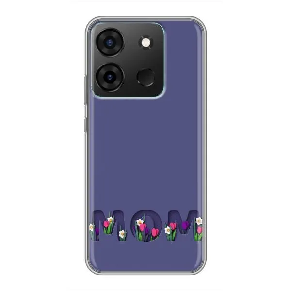 Чехол с принтом «Мама в цветах» для Infinix Smart 7