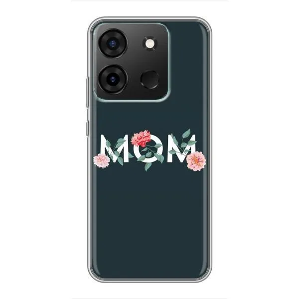 Чехол с принтом «Mom дизайн» для Infinix Smart 7
