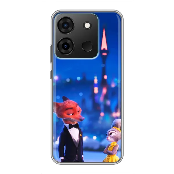 Чехол с принтом «Романтический вечер Зверополис» для Infinix Smart 7