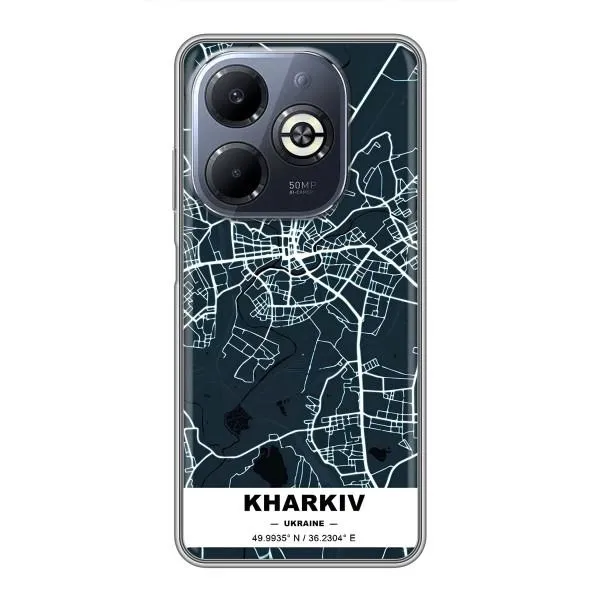 Чехол с принтом «Харьков» для Infinix Smart 8 Plus