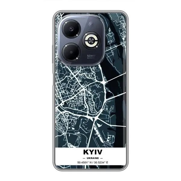 Чехол с принтом «Киев» для Infinix Smart 8 Plus