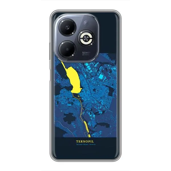 Чехол с принтом «Тернополь» для Infinix Smart 8 Plus