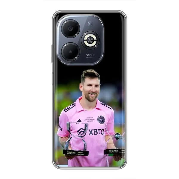 Чехол с принтом «Кубки Месси» для Infinix Smart 8 Plus