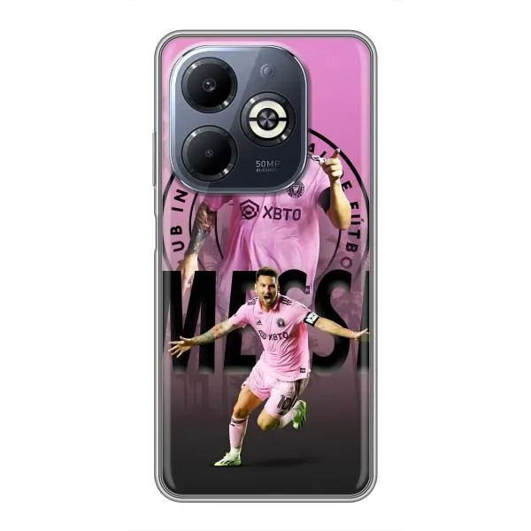 Чехол с принтом «Messi Miami» для Infinix Smart 8 Plus